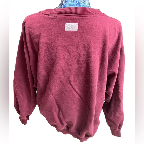 Vintage Maroon pullover sweater size XL - Picture 2 of 5